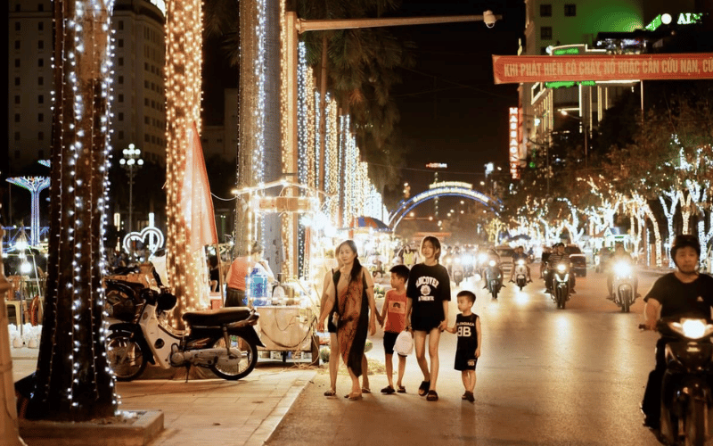 Bản đồ di chuyển đến chợ đêm Thanh Hoá