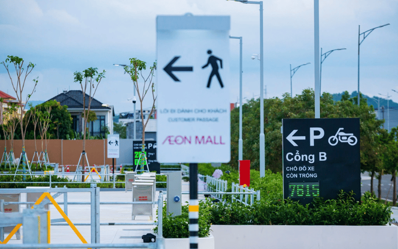 Ứng dụng công nghệ tại bãi đỗ xe AEON MALL Thanh Hoá