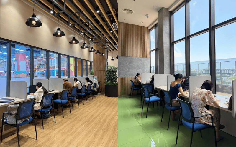 Không gian working space aeon mall Thanh Hoá hiện đại